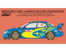 Transkit – Subaru Impreza WRC 07 - SWRT – 3rd Rally Monte Carlo 2008